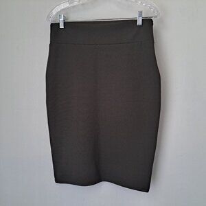 Agaci Women Straight & Pencil Skirt Olive Green Knee Length No Size